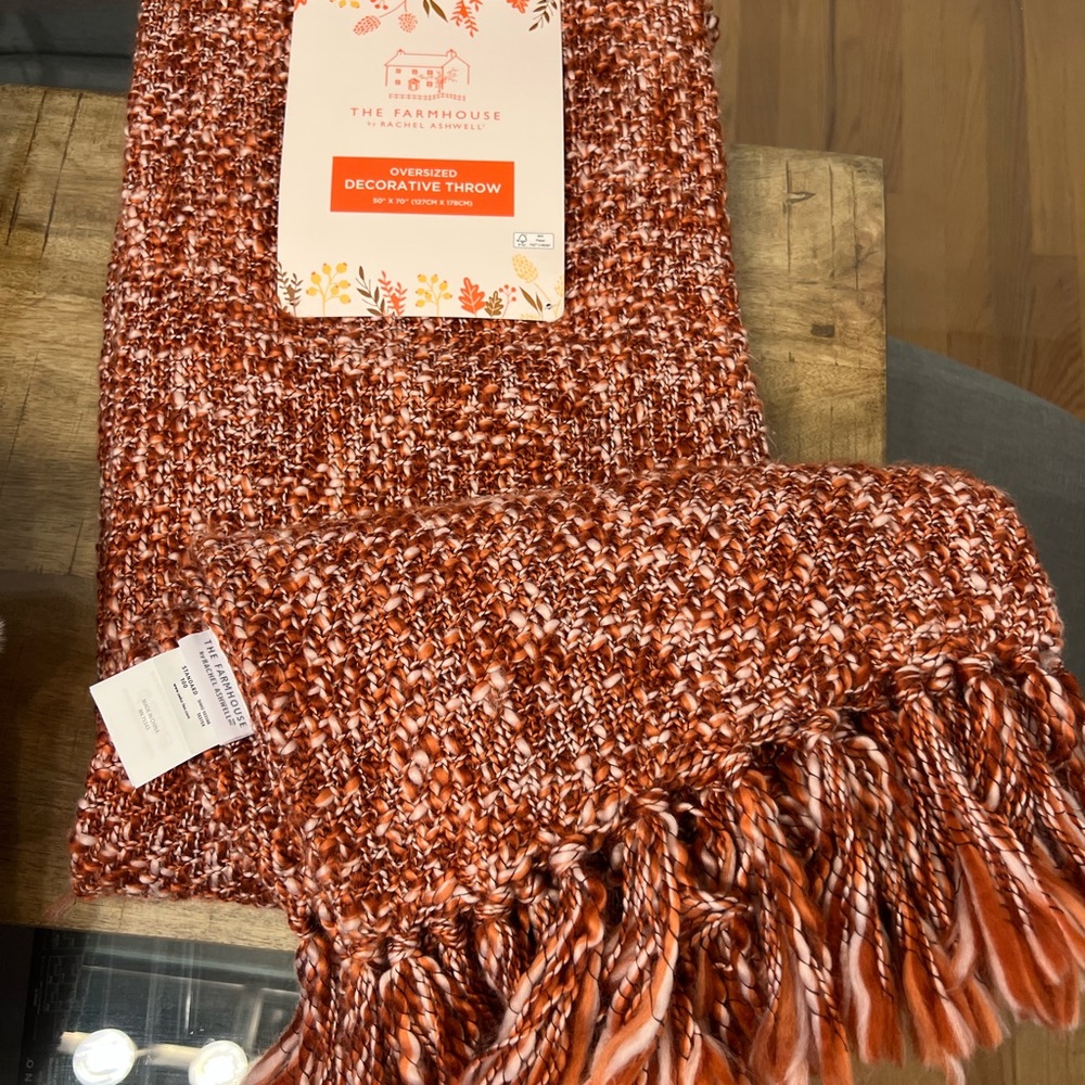 Oversized Decorative Throw - Red